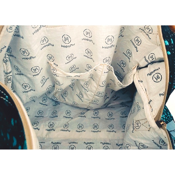 HOPOFLY BAGS Woodland Dreams Hair-on Leather  Traveler Bag - Picture 10 of 13